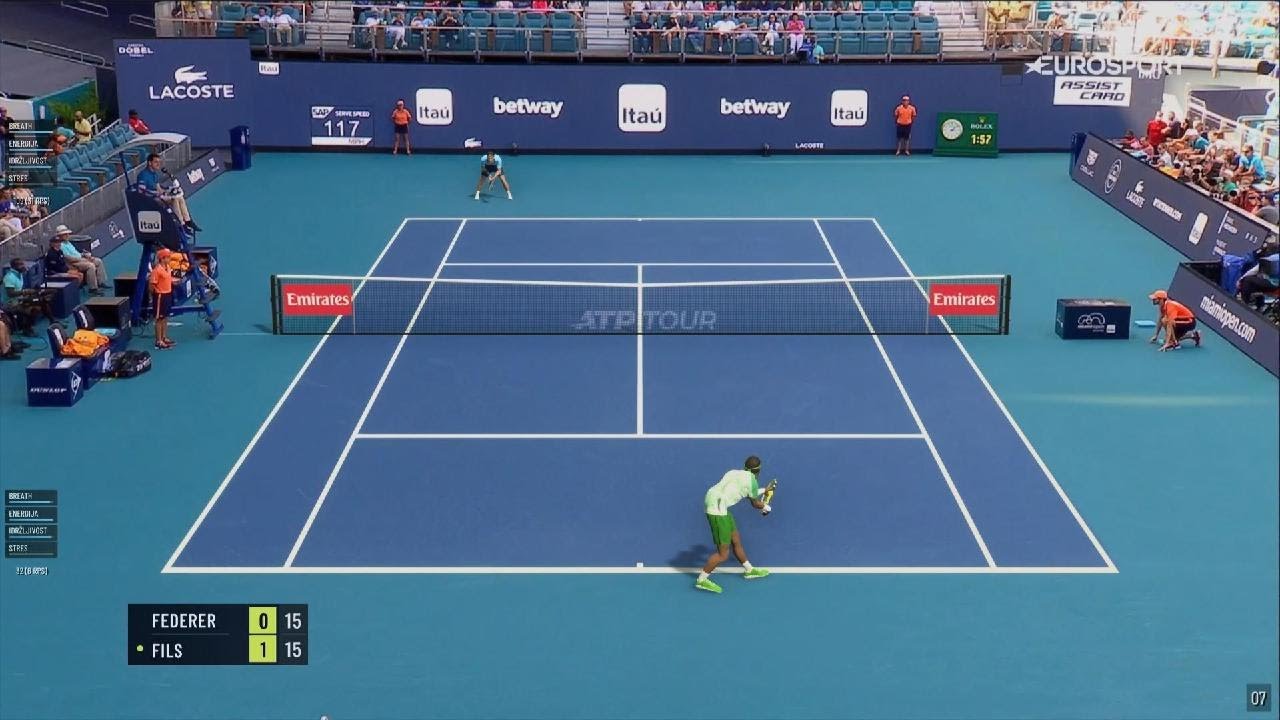 TE4 - FEDERER vs FILS | PS5 | MIAMI ATP Open Masters 1000 | XKT WTSL v4.0b MOD