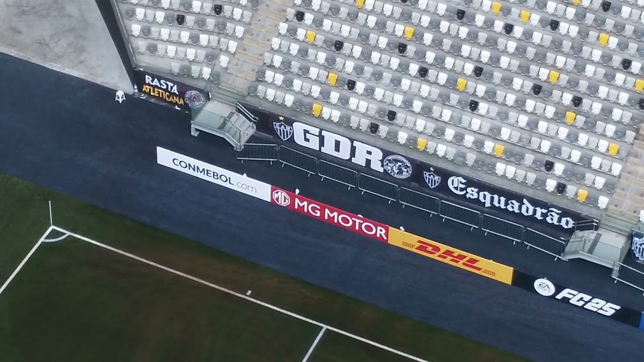 Drone da Massa- 29/05/2025- Tudo preparado para o jogo entre Atlético Mineiro ×Cienciano