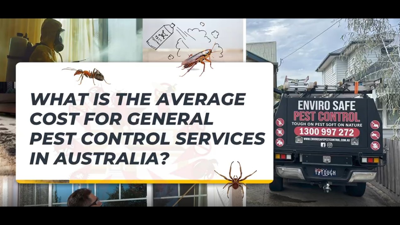 What is the average cost for general pest control services in Australia?