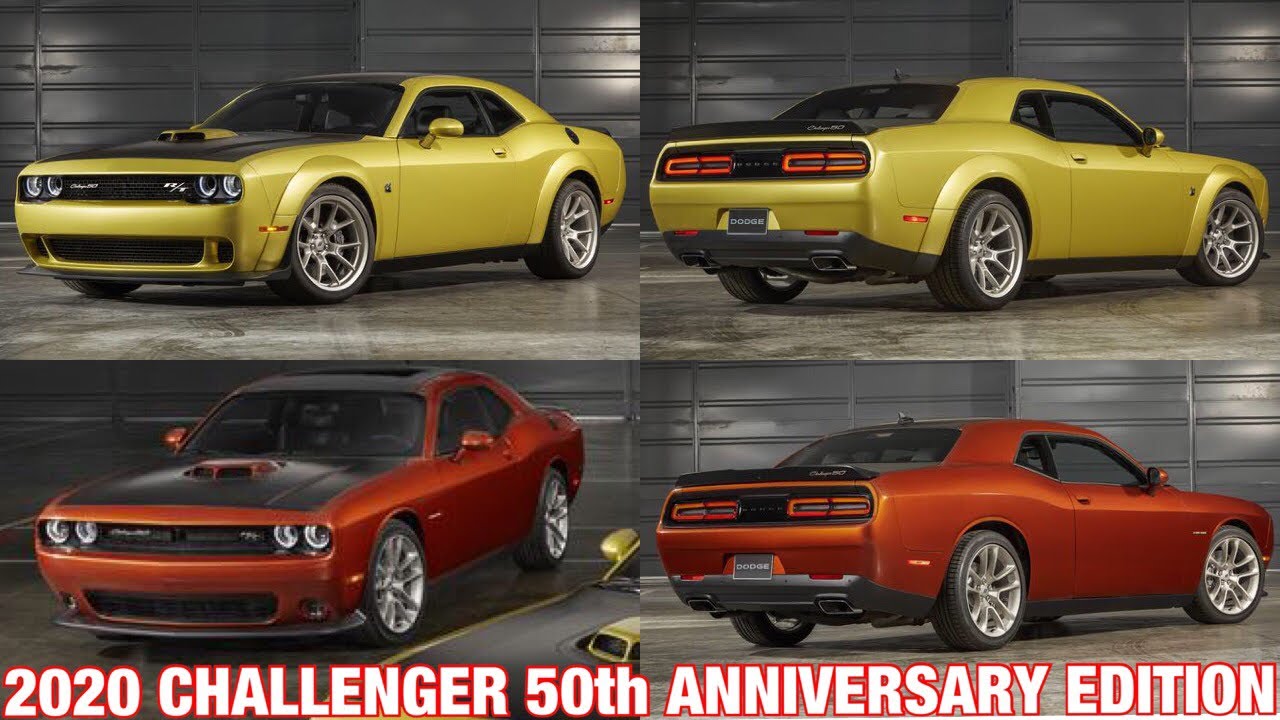 Dodge Challenger 50th Anniversary Edition 2020 года — премьера, фото, описание, цены, новые цвета