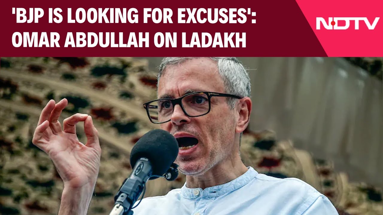 Leh Ladakh Protests | 'BJP Is Looking For Excuses': Omar Abdullah On Ladakh Violence