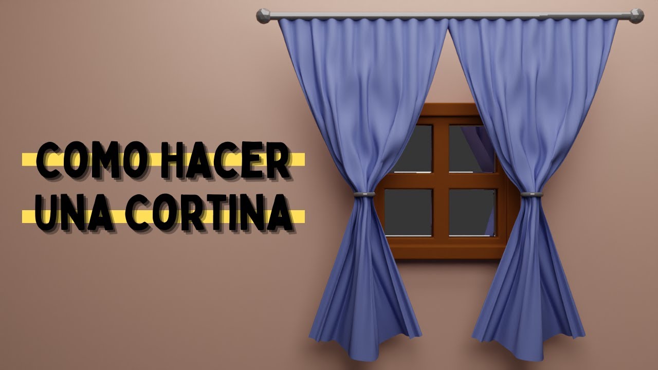 Como Hacer Una Cortina En Blender 2.8 A 3.4 | Tutorial Básico