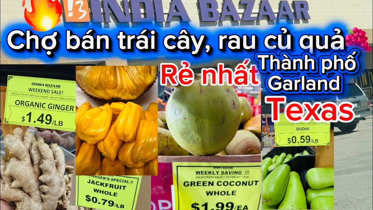 #277🇺🇸🔥chợ bán trái cây, rau quả ..tươi rẻ nhất thành phố Garland Texas 🍓🍑🍒🥭 🥬🌽🌶️🫑🥦🥒