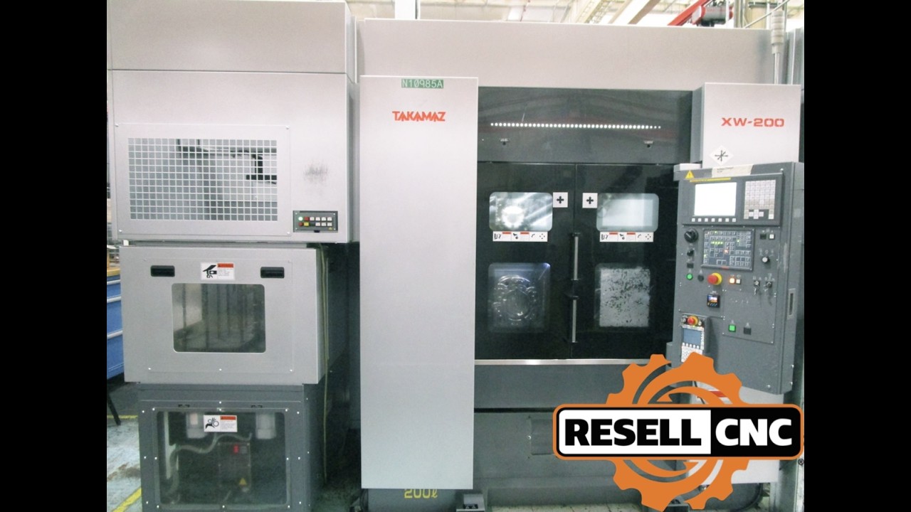 2016 Takamaz XW-200 Twin Spindle CNC Lathe