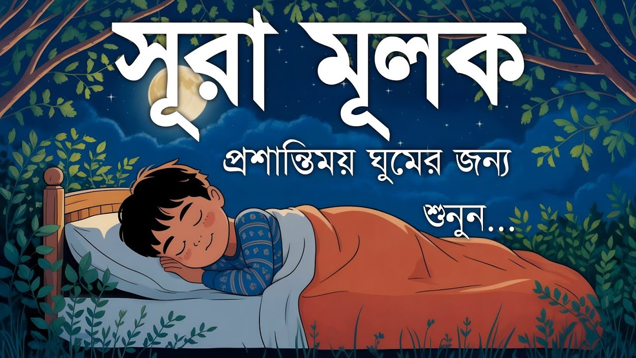 ঘুমানোর আগে এই তেলাওয়াত শুনুন সূরা আল মূলক খুব সুন্দর তেলাওয়াত | Surah Mulk Bangla - Shamsul Haque