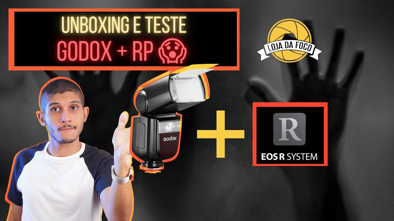 Unboxing e teste Canon RP + Flash Godox @lojadafoco