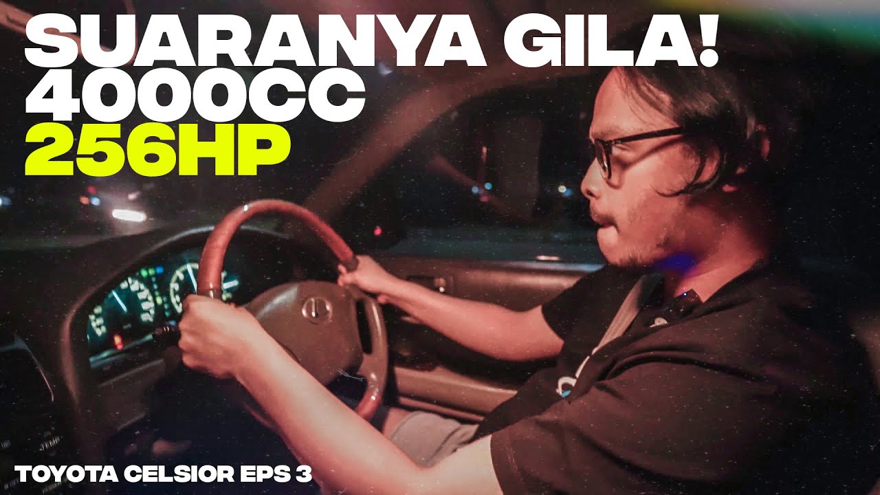 COBA GEBER TOYOTA CELSIOR GW! SUARA MESIN V8 GILA BANGET! #DiRESTORASI
