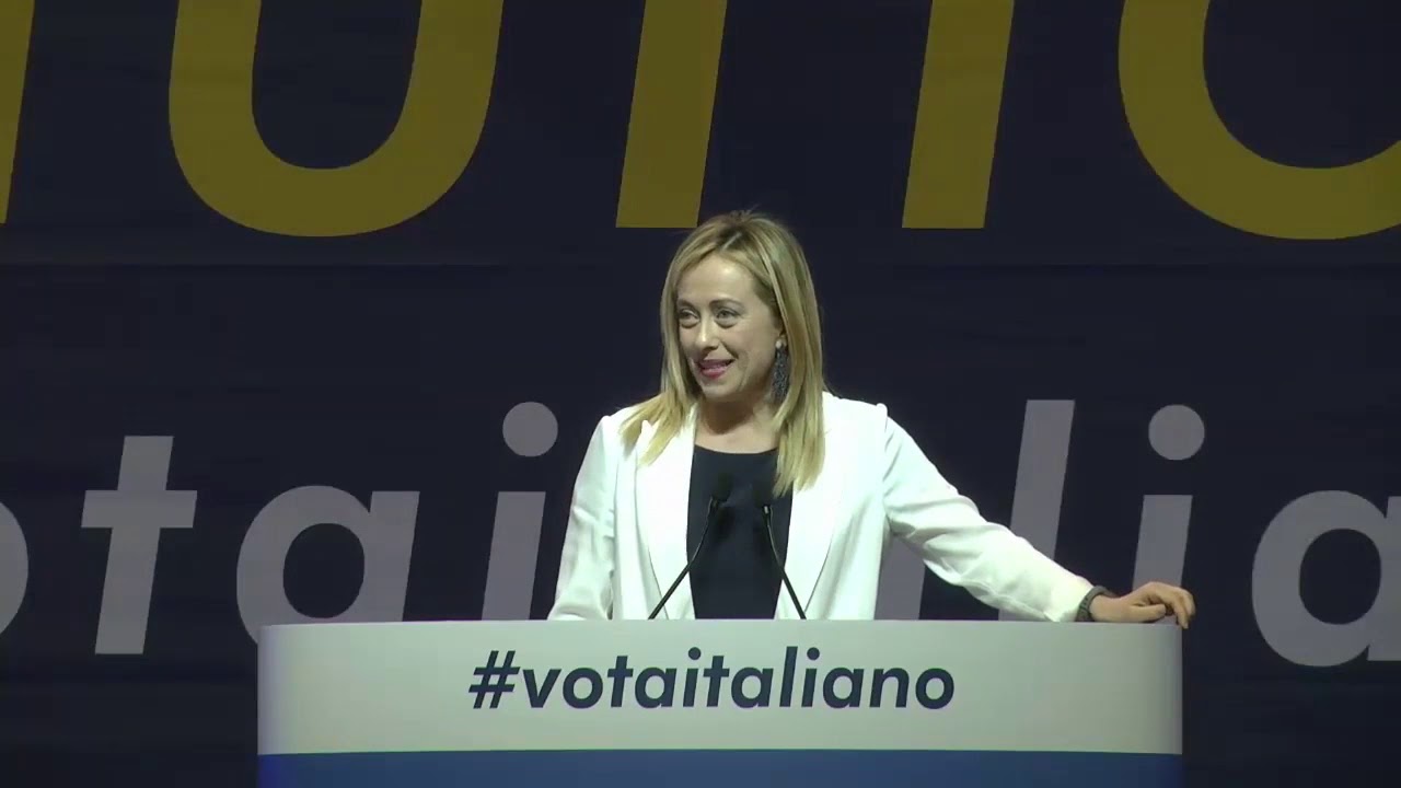 Intervento integrale di Giorgia Meloni alla conferenza programmatica di Fratelli d'Italia