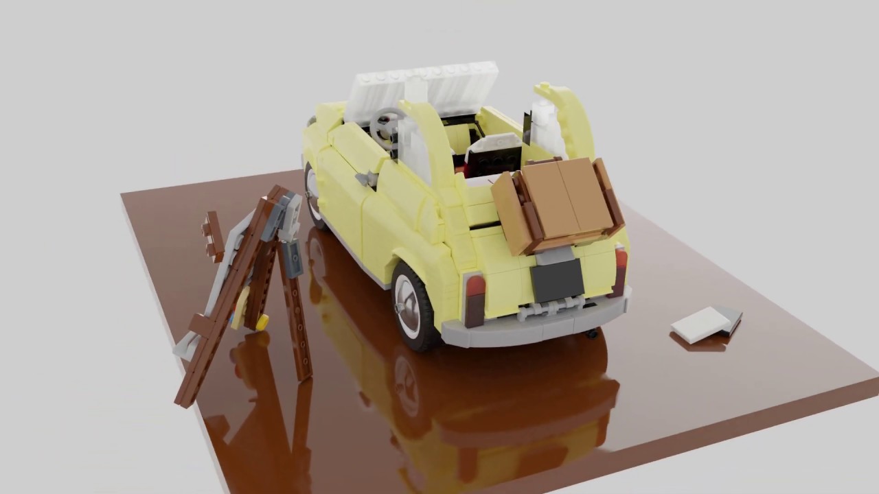 Fiat 500 - Lego Creator Expert 10271-1 [Animated Speedbuild]