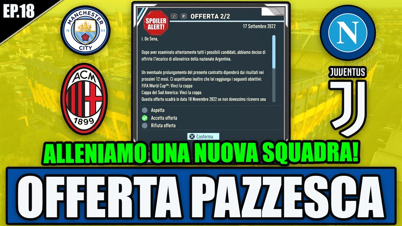 😱 OFFERTA PER ALLENARE UNA NUOVA SQUADRA!! *ACCETTO*! FIFA 21 CARRIERA ALLENATORE BOCA JUNIORS #18