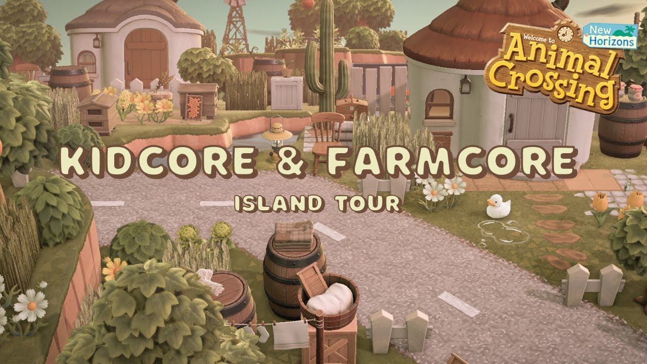 Это лучшая тема острова на сегодняшний день? Тур по острову Kidcore x Farmcore // Animal Crossing...