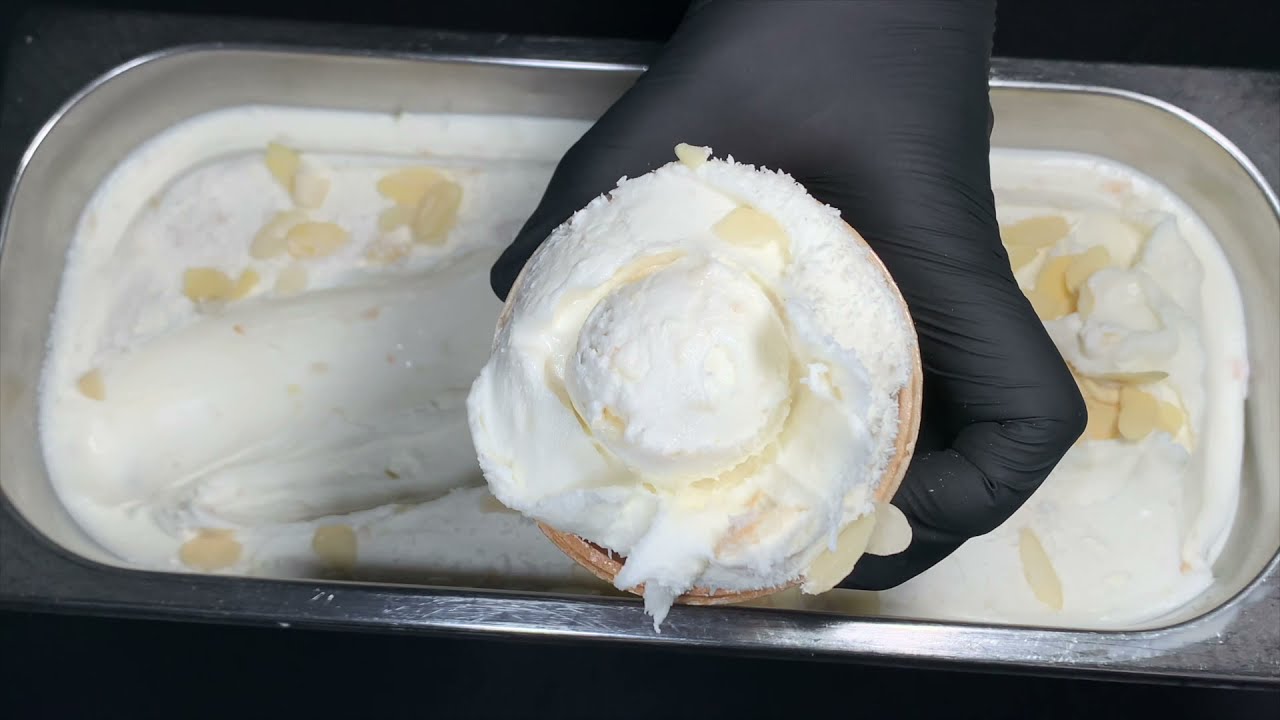 Delicious FERRERO RAFFAELLO ICE CREAM - Satisfying To Watch | How To Make  Raffaello Ice Cream