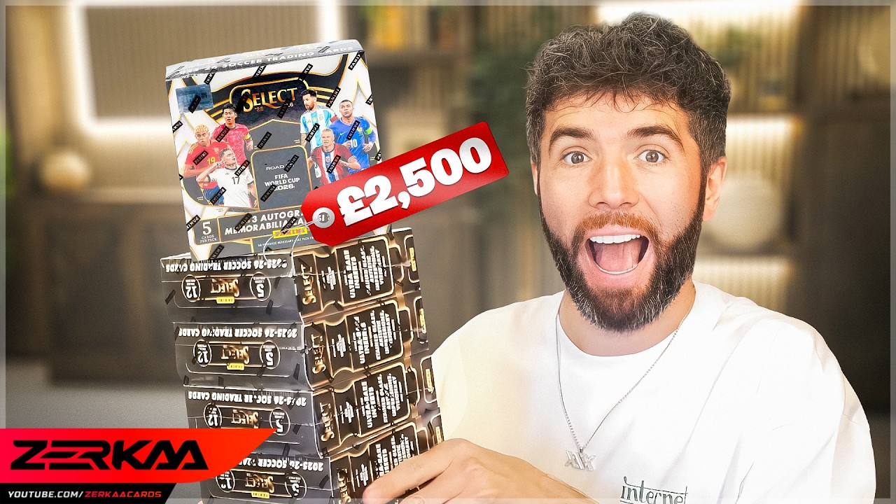 Я открыл 6 *НОВЫХ* боксов с карточками ЧМ и вытащил ____ (&pound;2500)