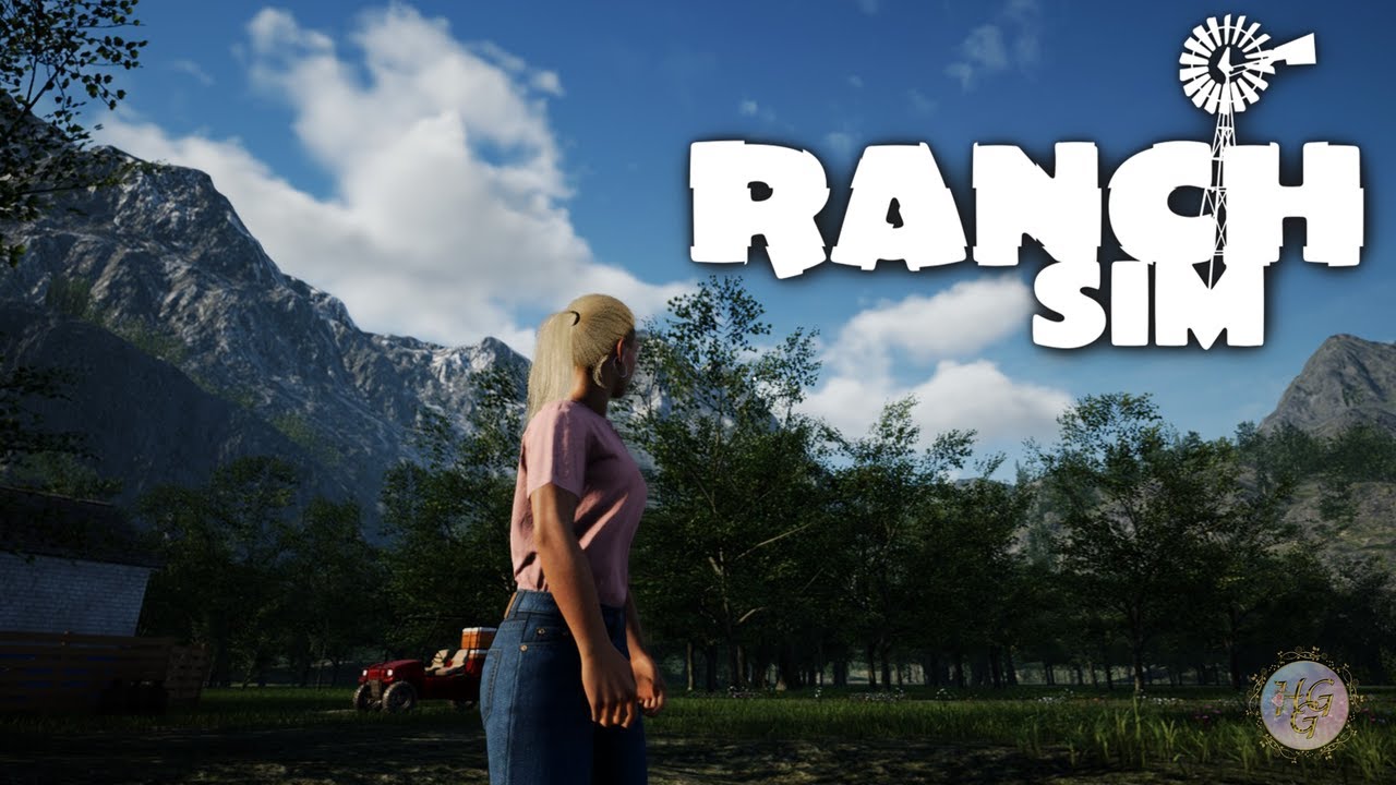 Ranch Simulator| S1| EP1|  Two chickens and a crappy Ranch, thanks Gramps!!