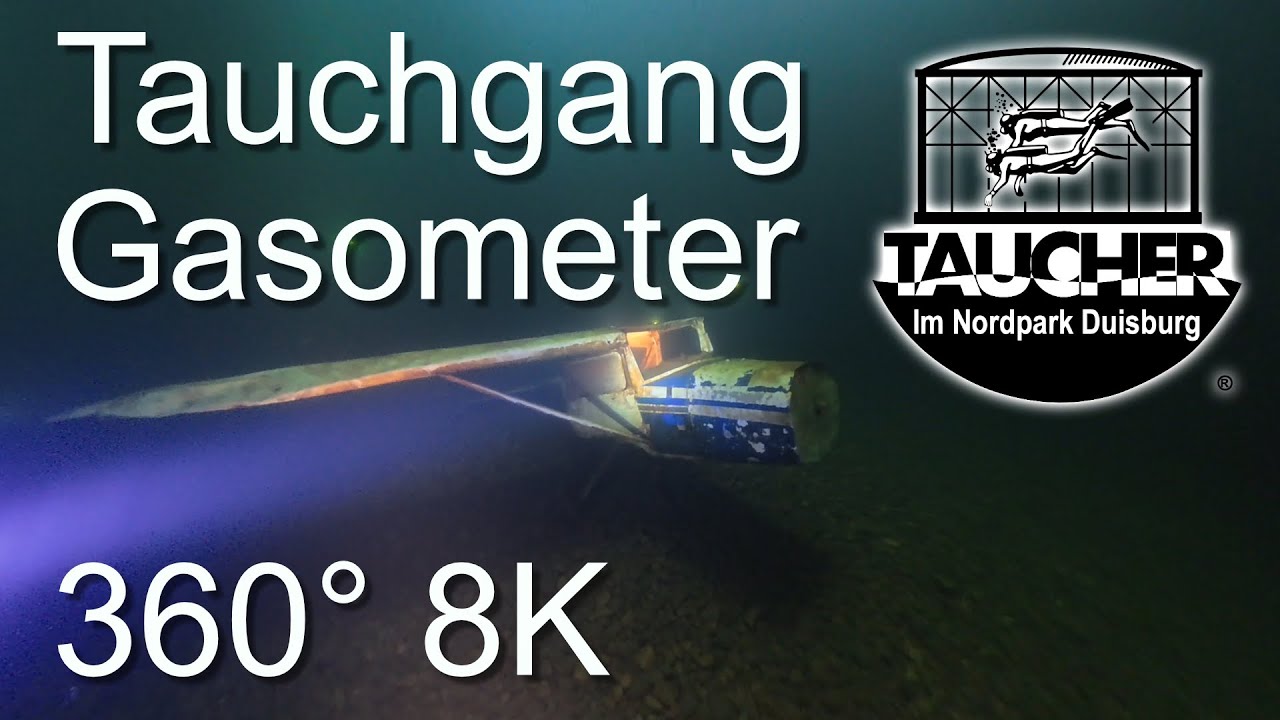 Tauchgang im Gasometer mit der Insta360 X5 - 8K - 360°