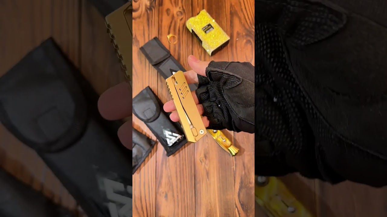 Who likes gold? #defense #edc #unboxing #everydaycarry #blade #bushcraft #survival