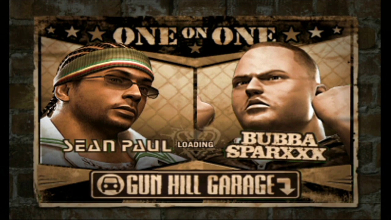 Def Jam Fight for NY (PS2) - Sean Paul vs Bubba Sparxxx (One on One)
