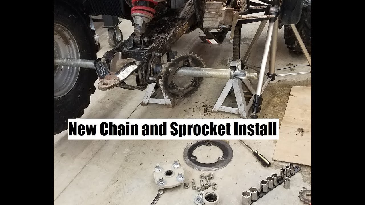 Change Polaris Xplorer Rear Chain and Sprocket
