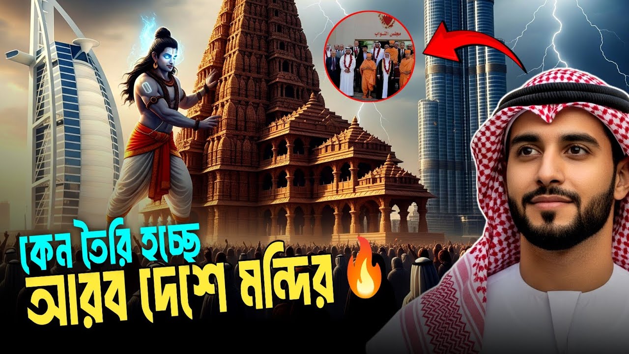 আরব দেশে হচ্ছেটা কী? মন্দিরের জয় জয়কার! Reality Check 🔥