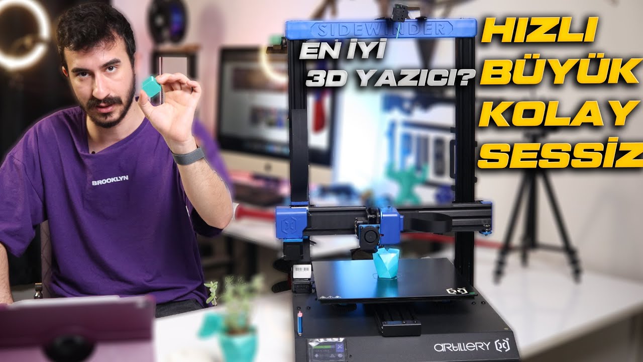 TÜM ÖZELLİKLER BİR ARADA 3D YAZICI! [artillery sidewinder x2 inceleme]