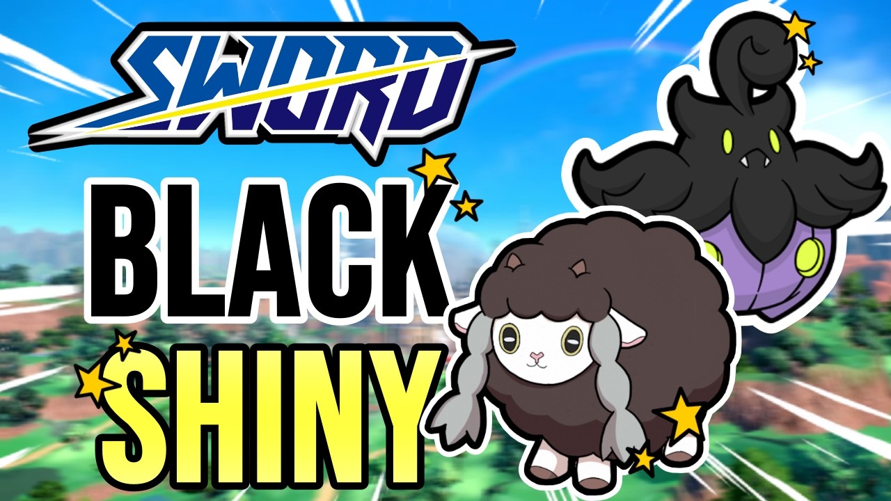 Pokemon Sword, но я могу использовать ТОЛЬКО блестящих чёрных покемонов.