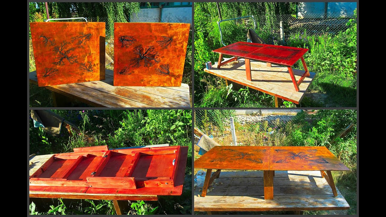 Раскладной (туристический) стол своими руками.Folding (tourist) table with your own hands.