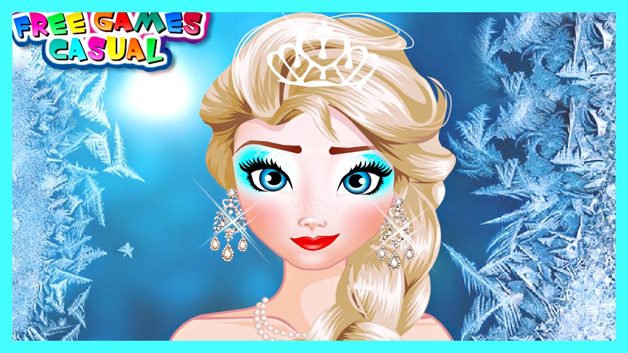 Frozen Games- Elsa Makeup School- Fun Online Makeup Fashion Games for Girls Kids