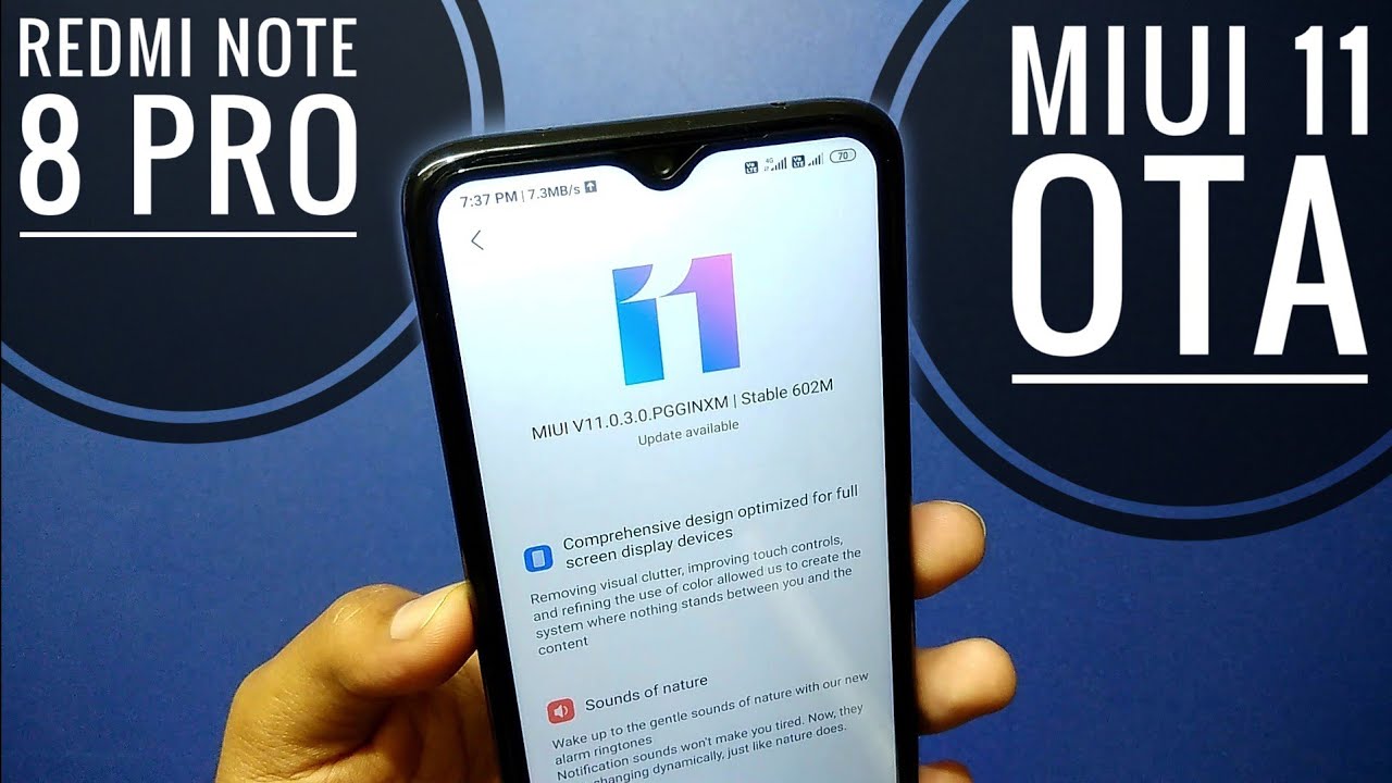 Redmi Note 8 PRO MIUI 11 Official Stable OTA Update