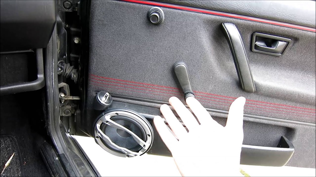 УСТАНОВКА ДИНАМИКОВ В MK2 GTI