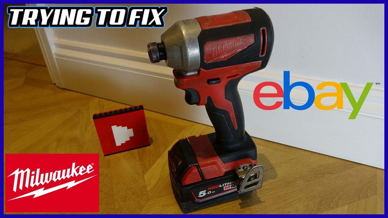 eBay BUY - BROKEN Milwaukee Impact Driver - NO POWER - Can it be Fixed?