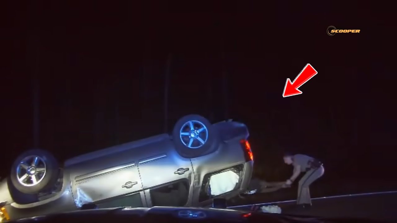 Diese Polizeiverfolgung endet mit einem brutalen Überschlag! #2