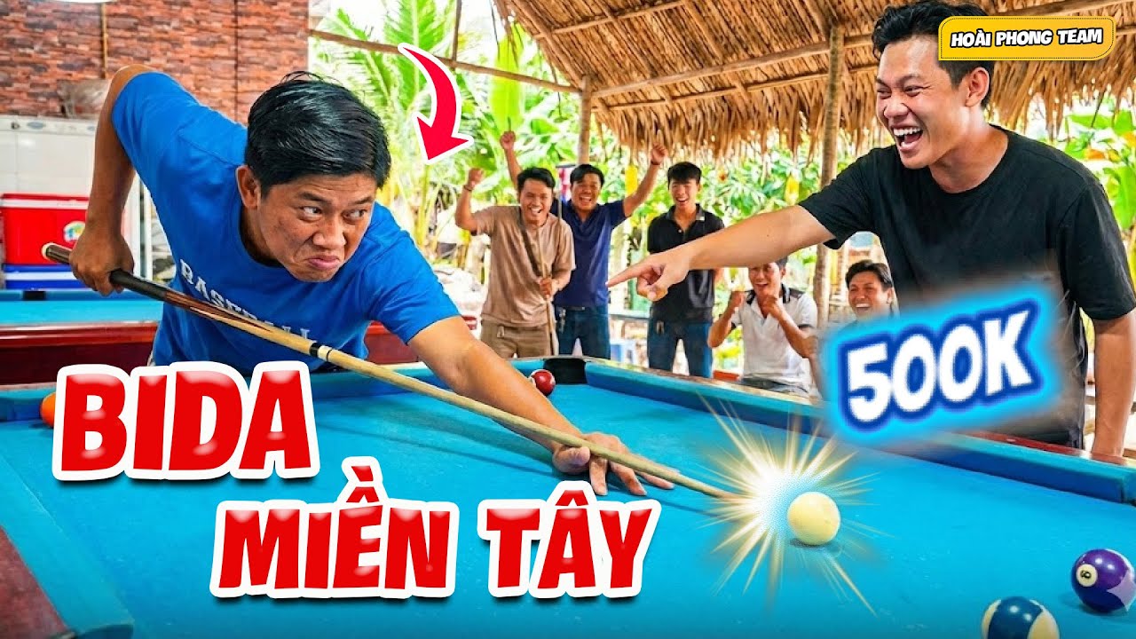 Thử Thách Bida Miền Tây Khiến Các Cơ Thủ Khóc Thét| Team Hoài Phong TV