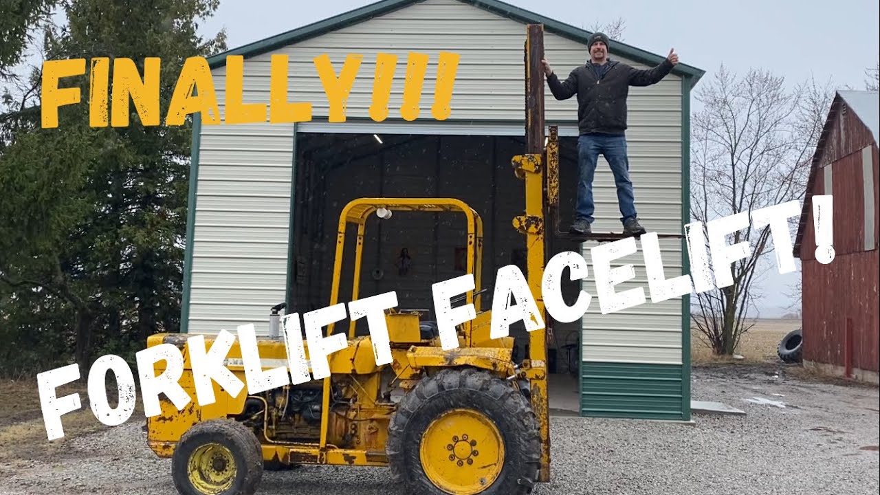 Massey Ferguson 2200 forklift gets a Facelift!