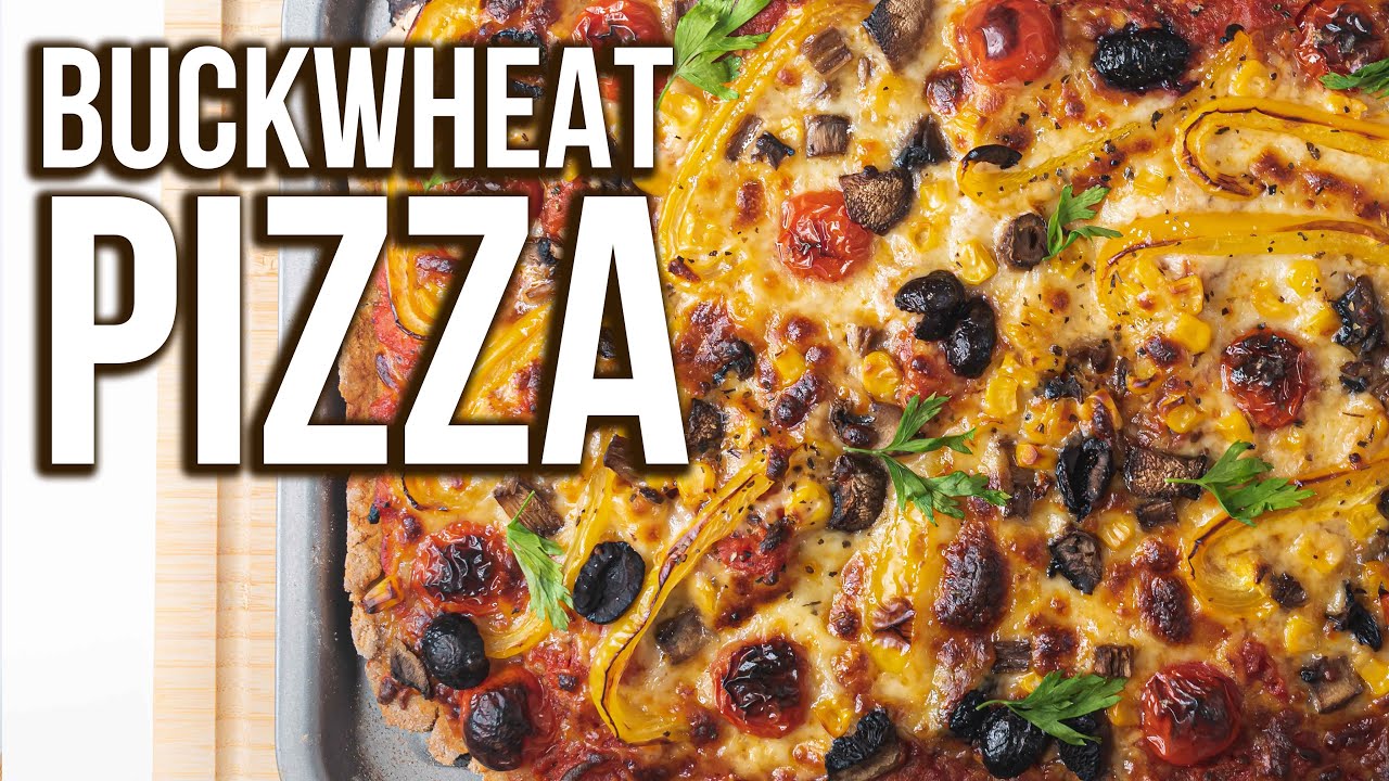 GLUTEN FREE buckwheat pizza | NO yeast | EASY step by step recipe