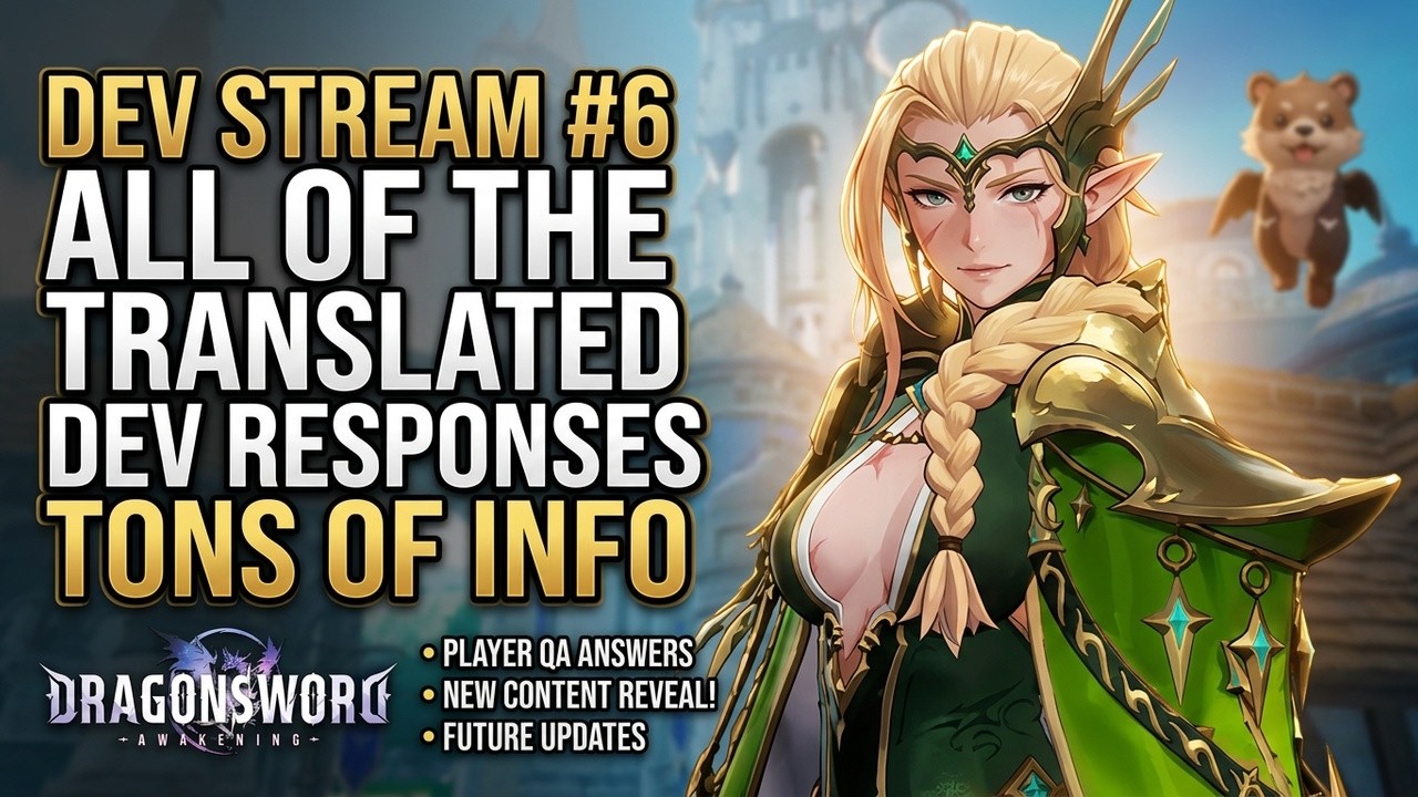 DragonSword: Awakening &mdash; Стрим разработчиков №6 / Все переведенные ответы разработчиков / Куча ин...