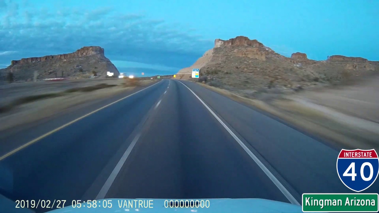 Kingman Arizona to Las Vegas Nevada Time Lapse 1080P