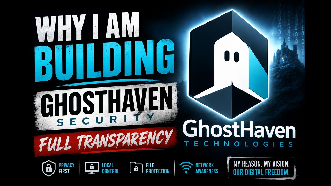 Почему я создаю GhostHaven Security &mdash; полная прозрачность {БЕЗ ИИ}