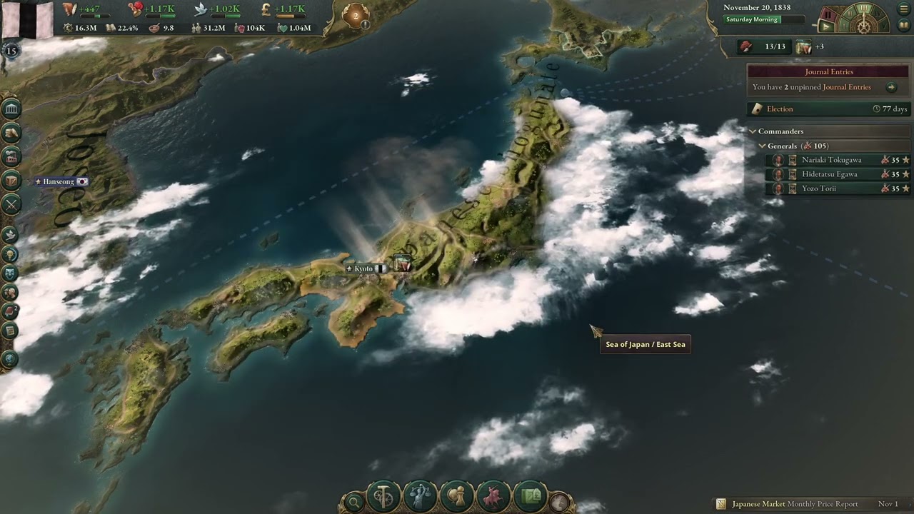 Victoria 3 - playthrough e1 - Japan - no commentary