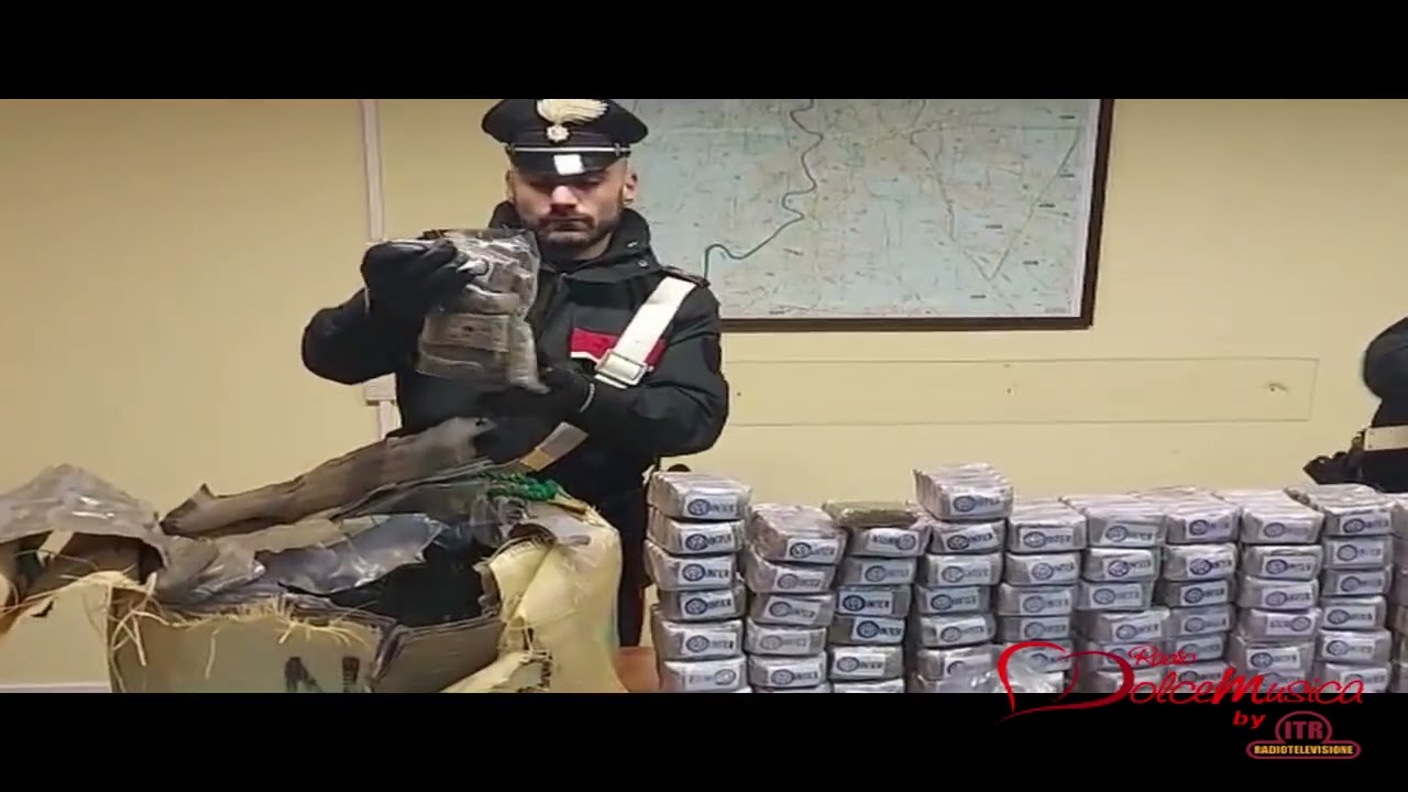 ROMA 17/11/22 – 87 KG DI HASHISH IN CANTINA, 29ENNE IN MANETTE