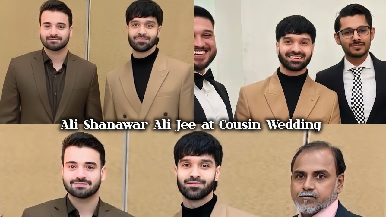 Ali Shanawar Ali Jee at Cousin Wedding in Pakistan ❤️#alijee #alishanawar #pakistan 