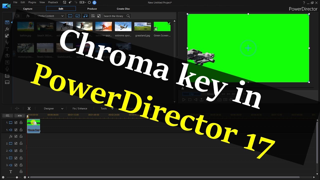 How to use Chroma Key in PowerDirector 17