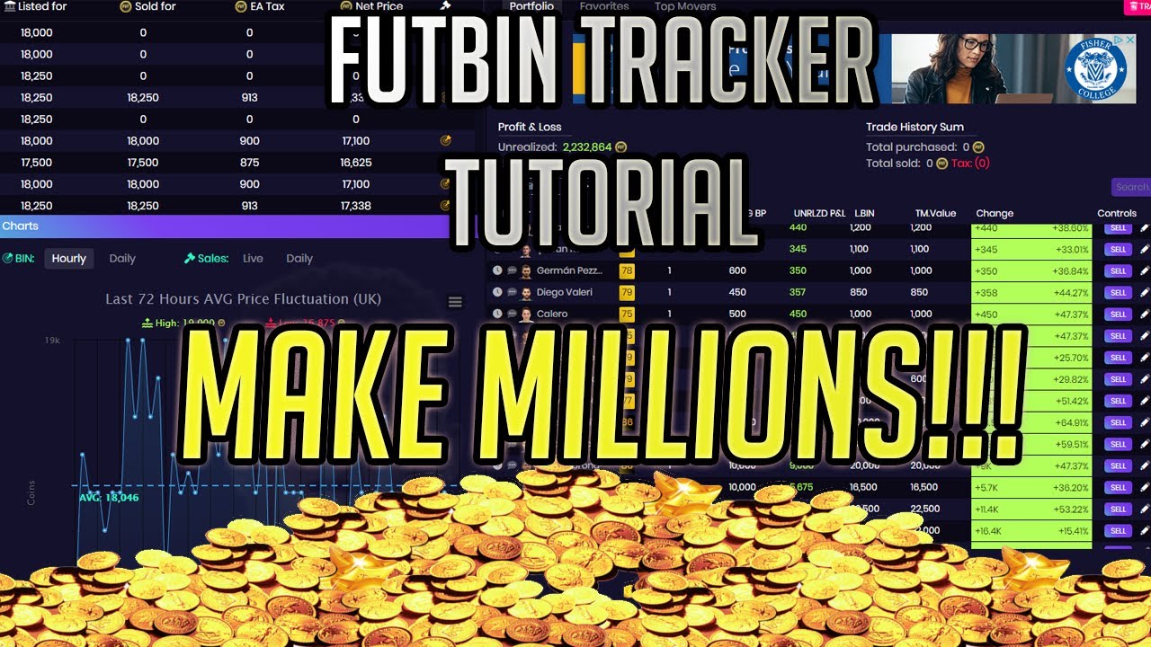 MAKE MILLIONS WITH FUTBIN'S TRACKER!!! EASY TRADING METHOD!!! FIFA 21 ULTIMATE TEAM