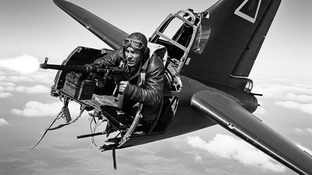 When Germans Cut His B‑17 in Half at 24,000 Feet – He Kept Firing Until Impact