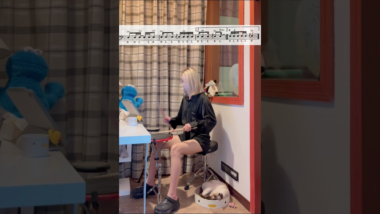 150 Rudimental Solos NO.9 在喜欢的状态里生活 有着自己的节奏 那真的太酷辣！