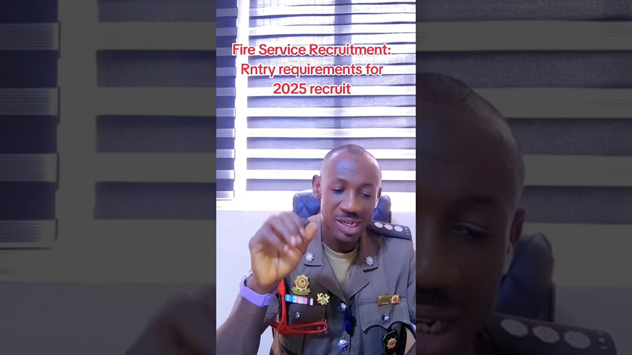 Fire Service Recruitment: entry requirements for 2025 recruit (nontradesmeb)