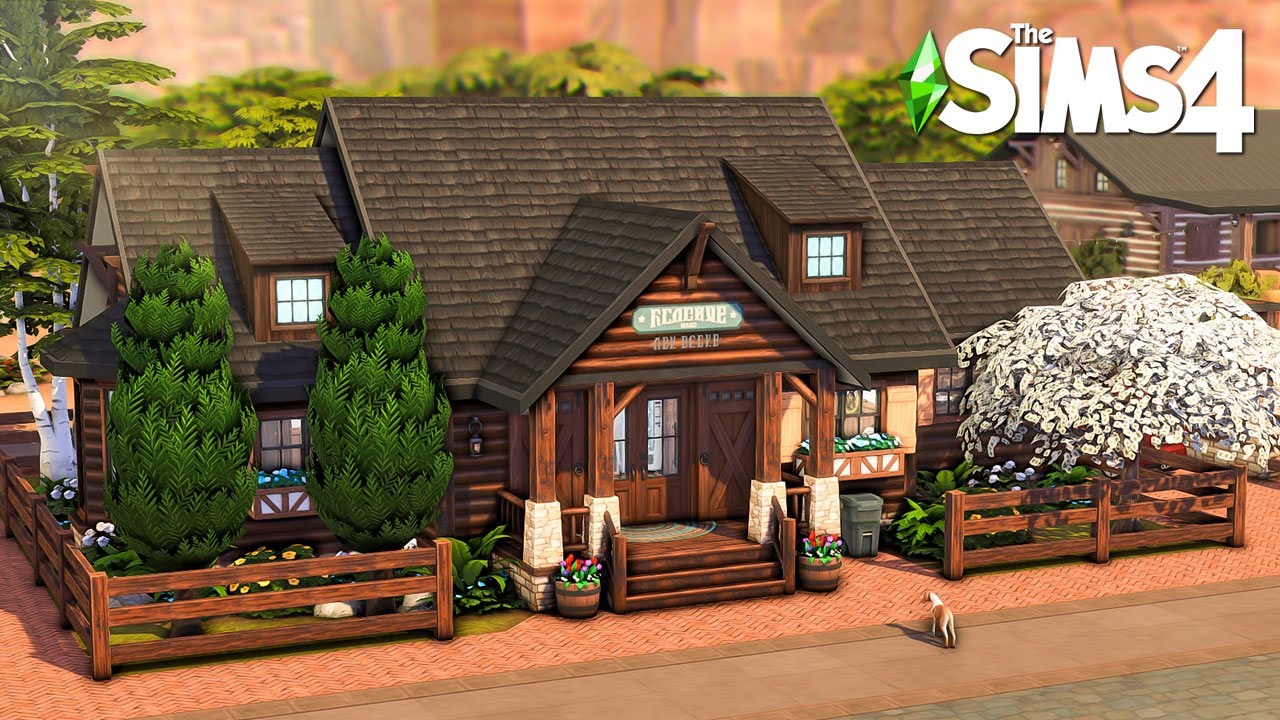 Chestnut Ridge Vet Clinic 🐶 The Sims 4 Horse Ranch Speed Build
