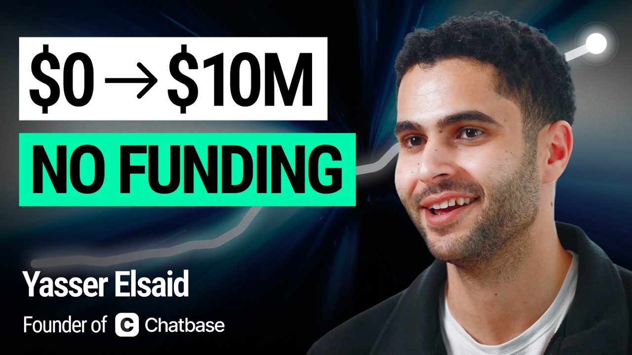 I Hit $1M ARR in 117 Days. Bootstrapped to $10M. Here's My Playbook | Chatbase, Yasser Elsaid