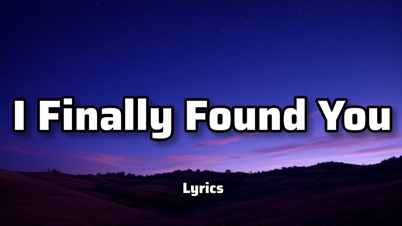 I Finally Found You - Flemmzs Music (Flemmzs Music)♥️♥️