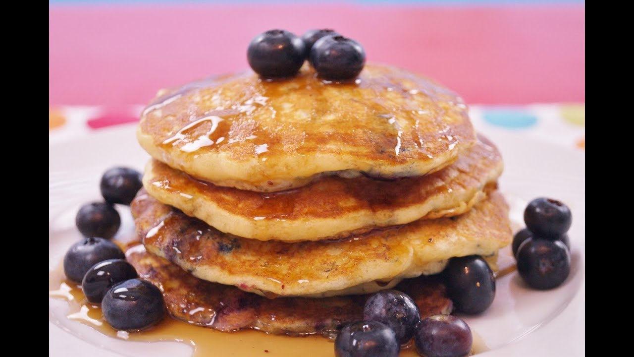 Blueberry Pancakes Recipe: How To Make Pancakes: Best From Scratch: Di Kometa-Dishin' With Di #93