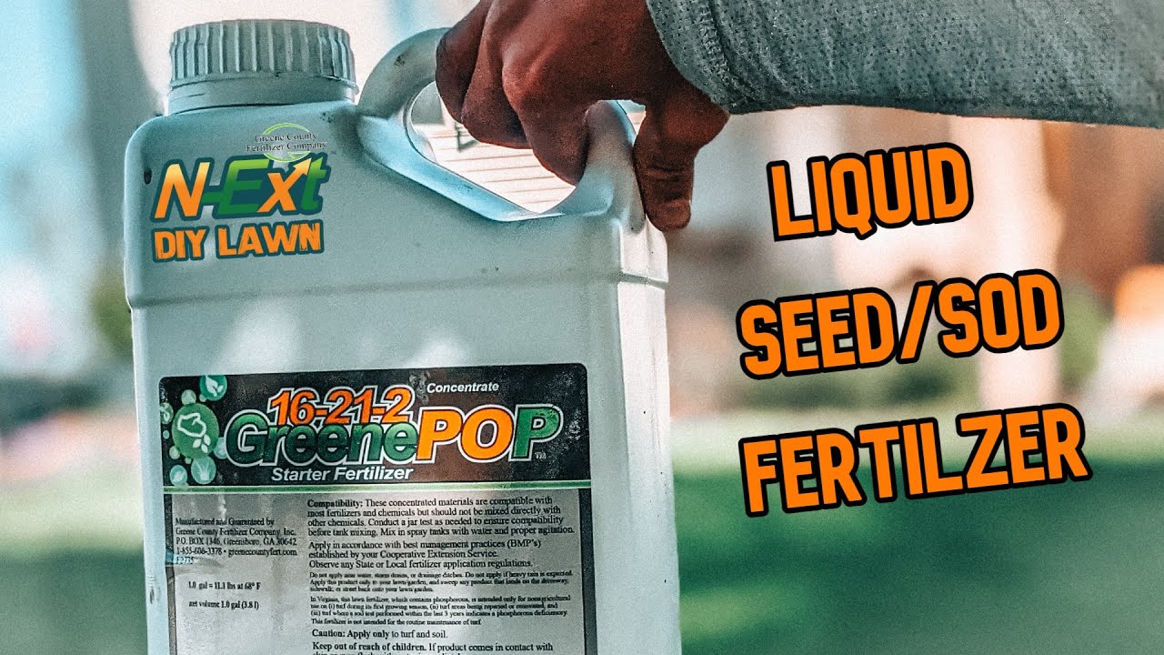 N-Ext&trade; Greene POP 16-21-2 Liquid Fert for Overseeding, Seeding, Sodding // Lawn Product Overview
